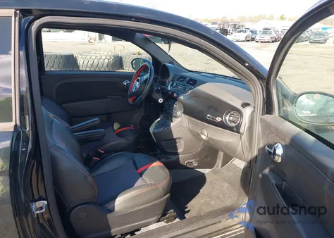 2015 Fiat 500E Battery Electric from USA, damaged, VIN 3C3CFFGE6FT555471